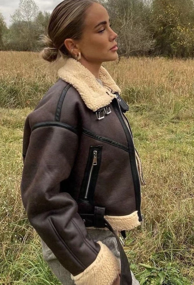 EMMS Lederjacke™ Warm und stilvoll