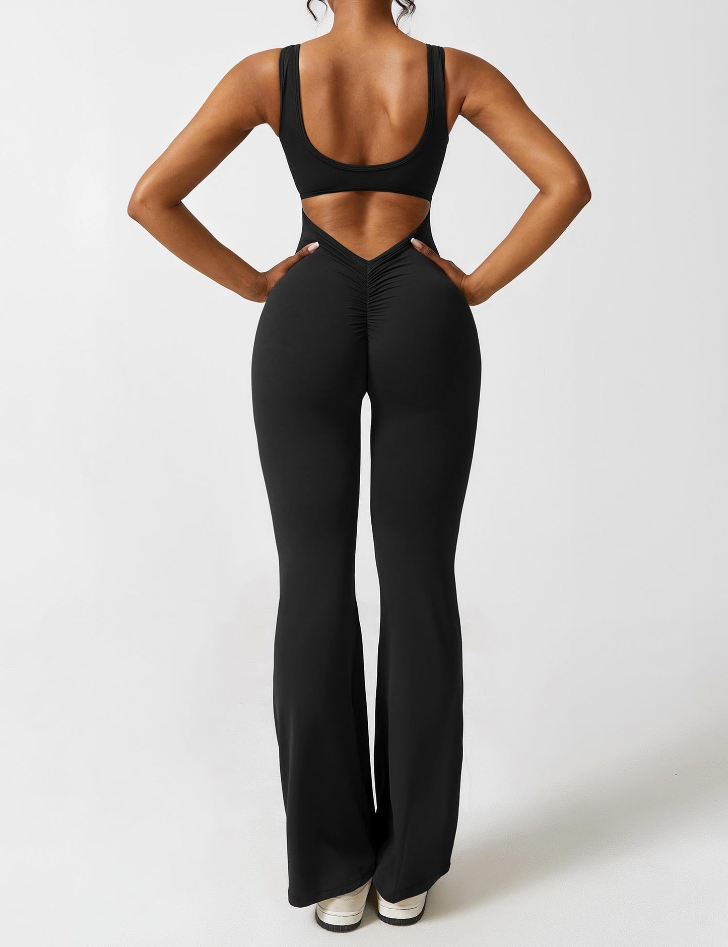 Rose Flare Jumpsuit