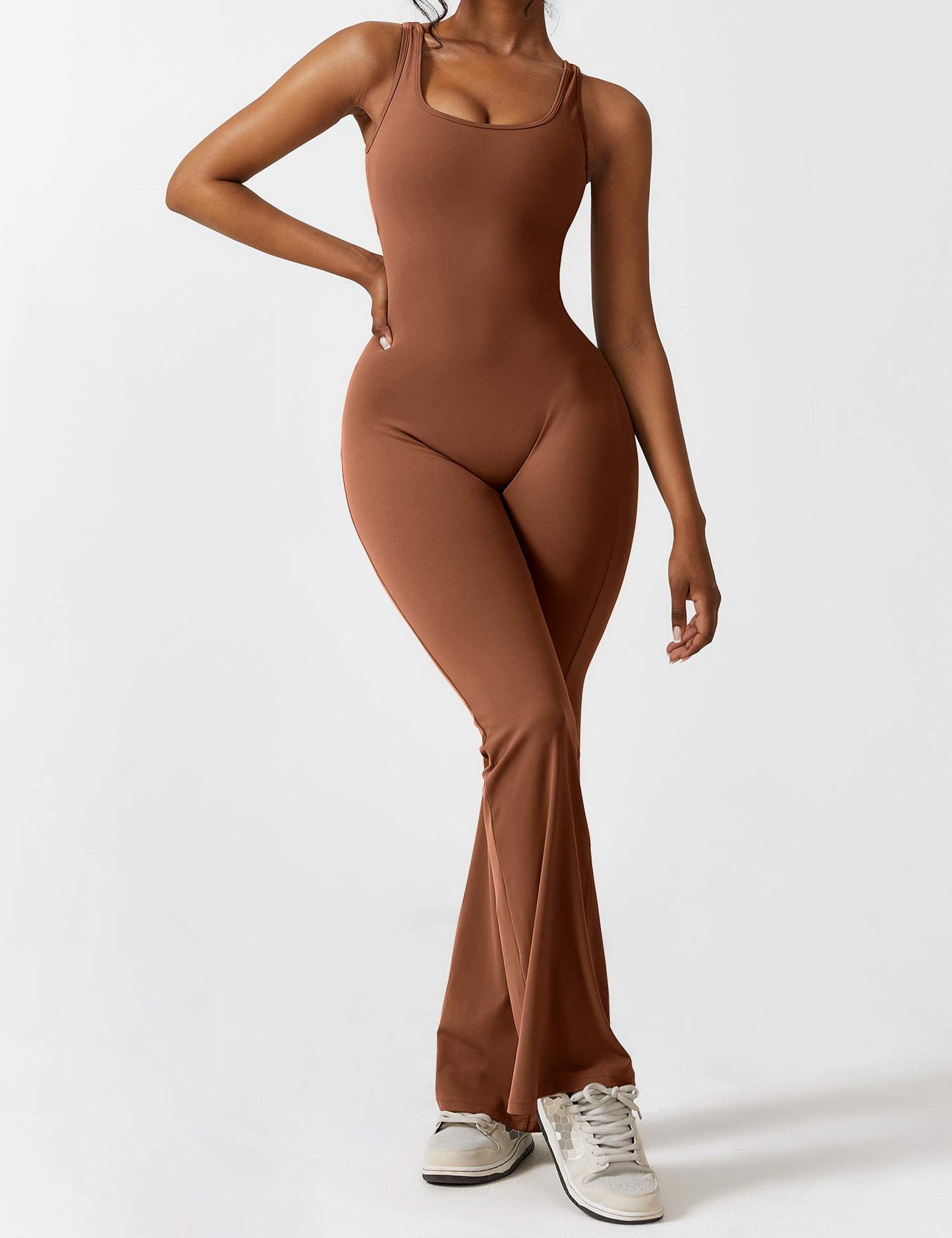 Rose Flare Jumpsuit