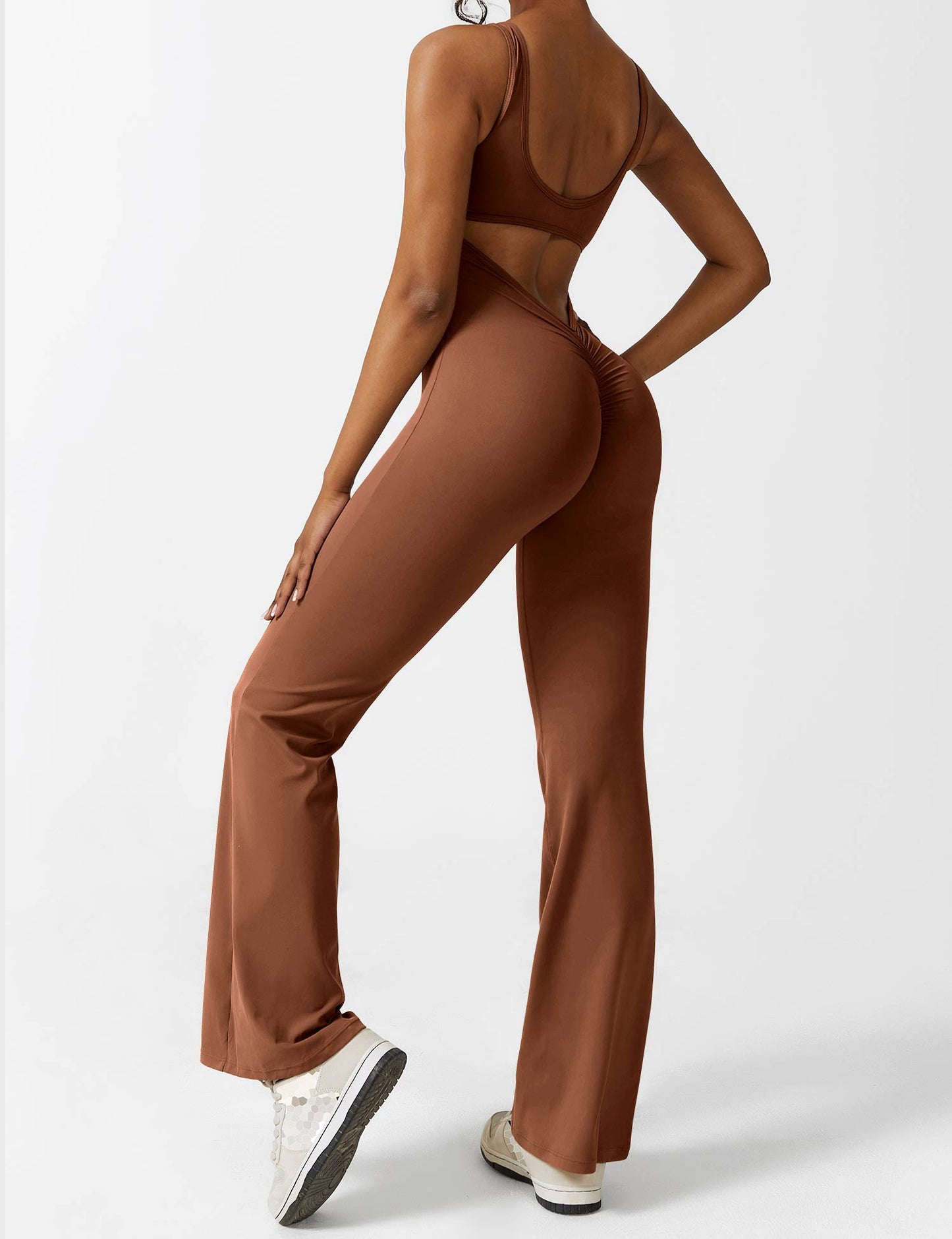 Rose Flare Jumpsuit