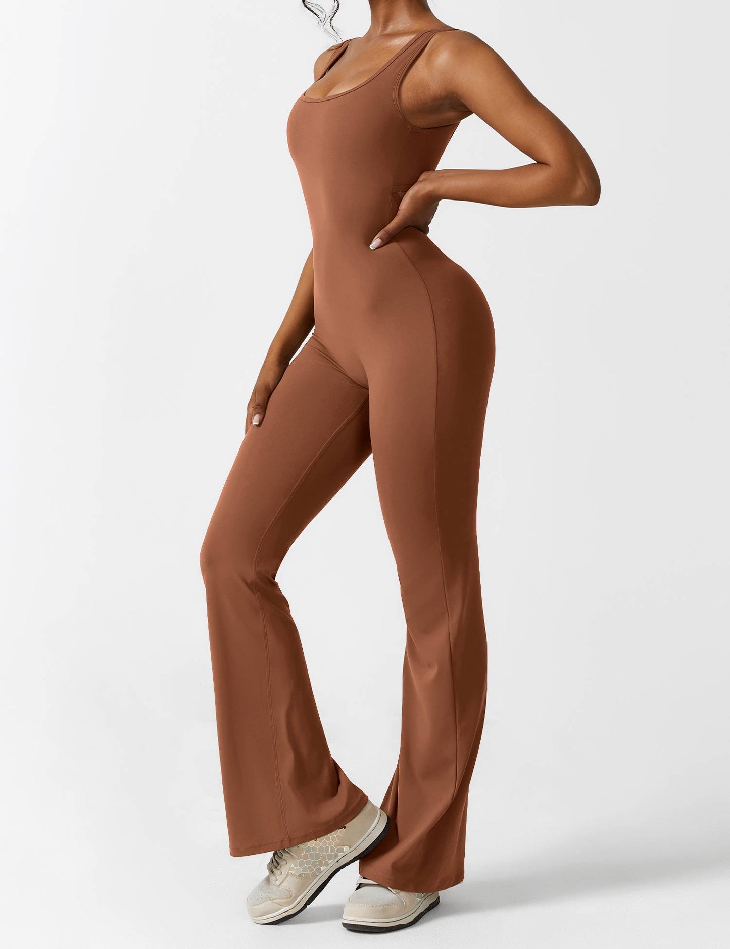 Rose Flare Jumpsuit