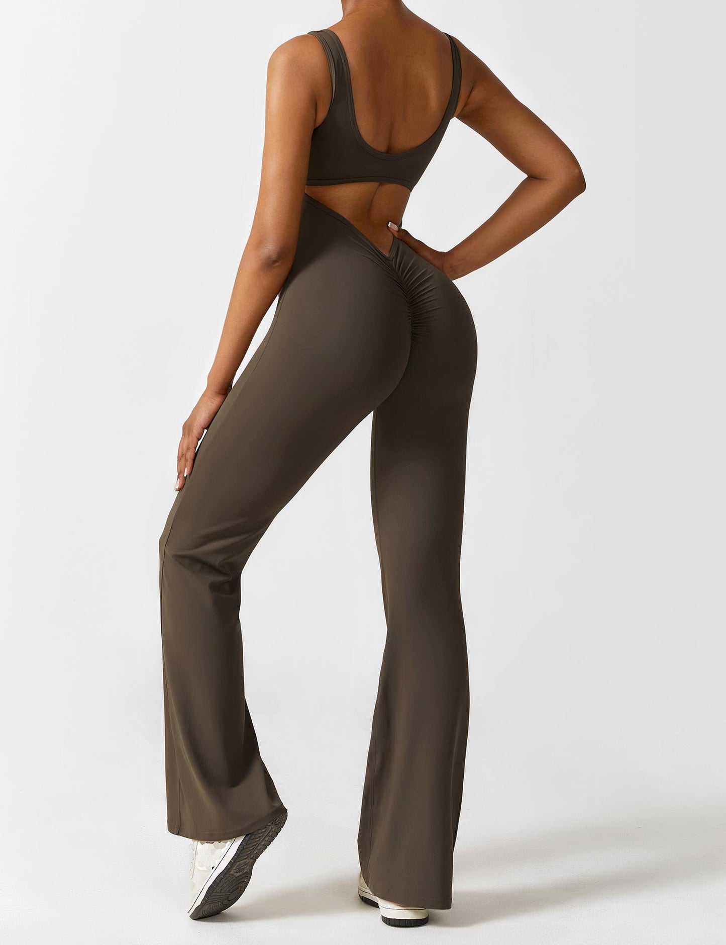 Rose Flare Jumpsuit