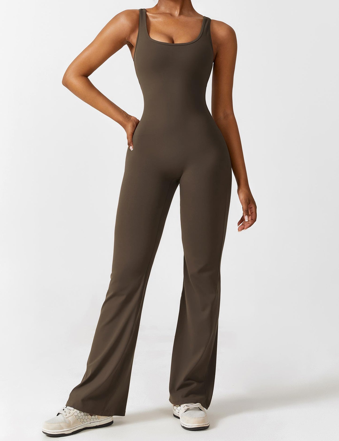 Rose Flare Jumpsuit