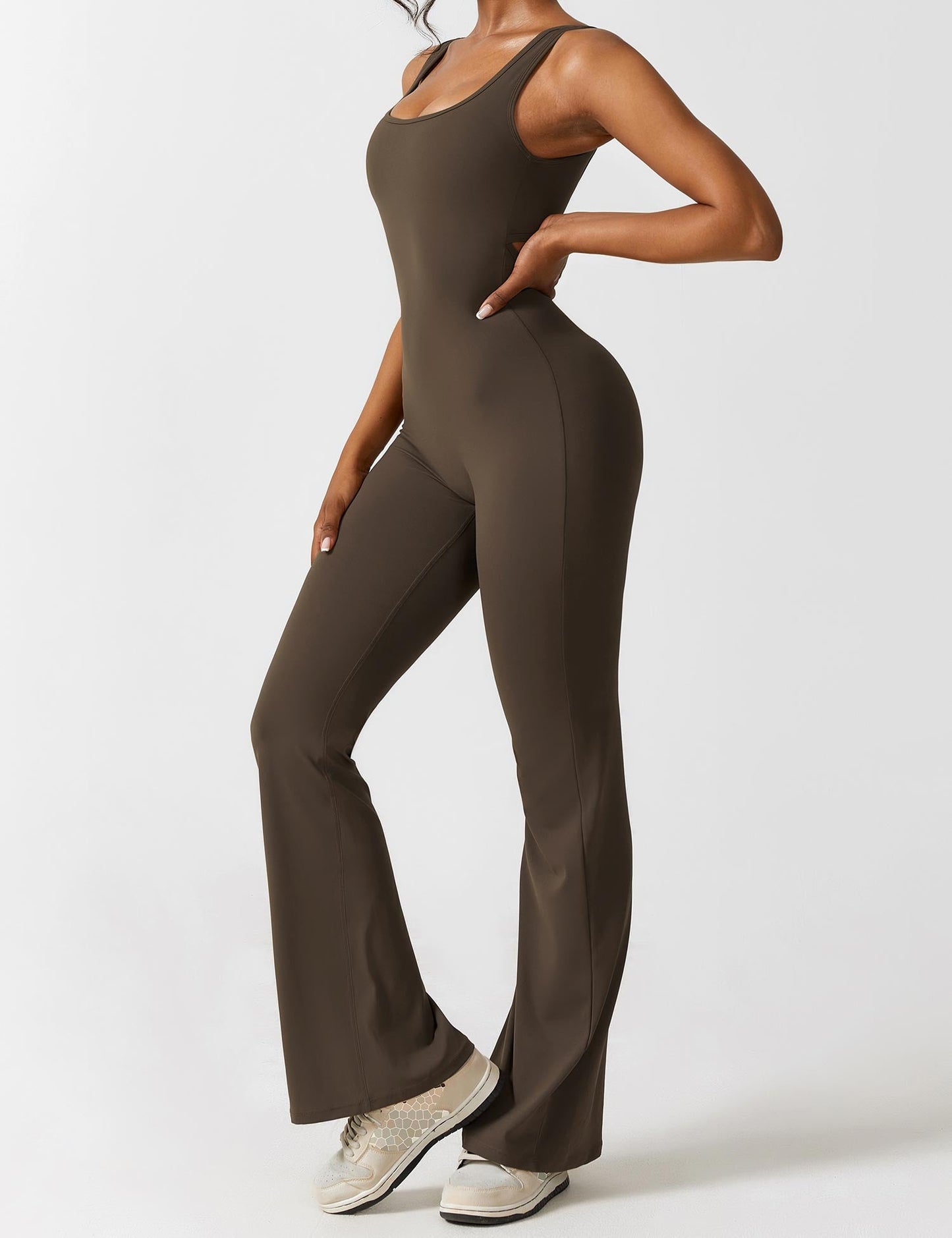 Rose Flare Jumpsuit