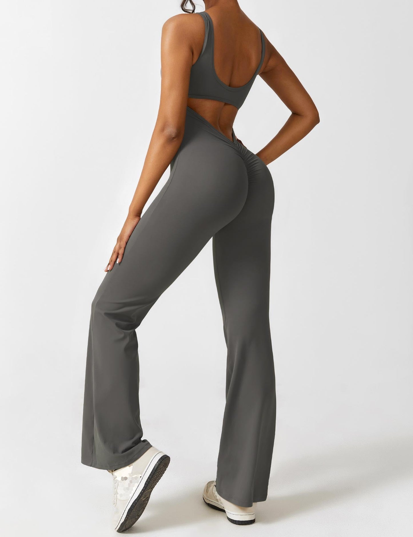 Rose Flare Jumpsuit