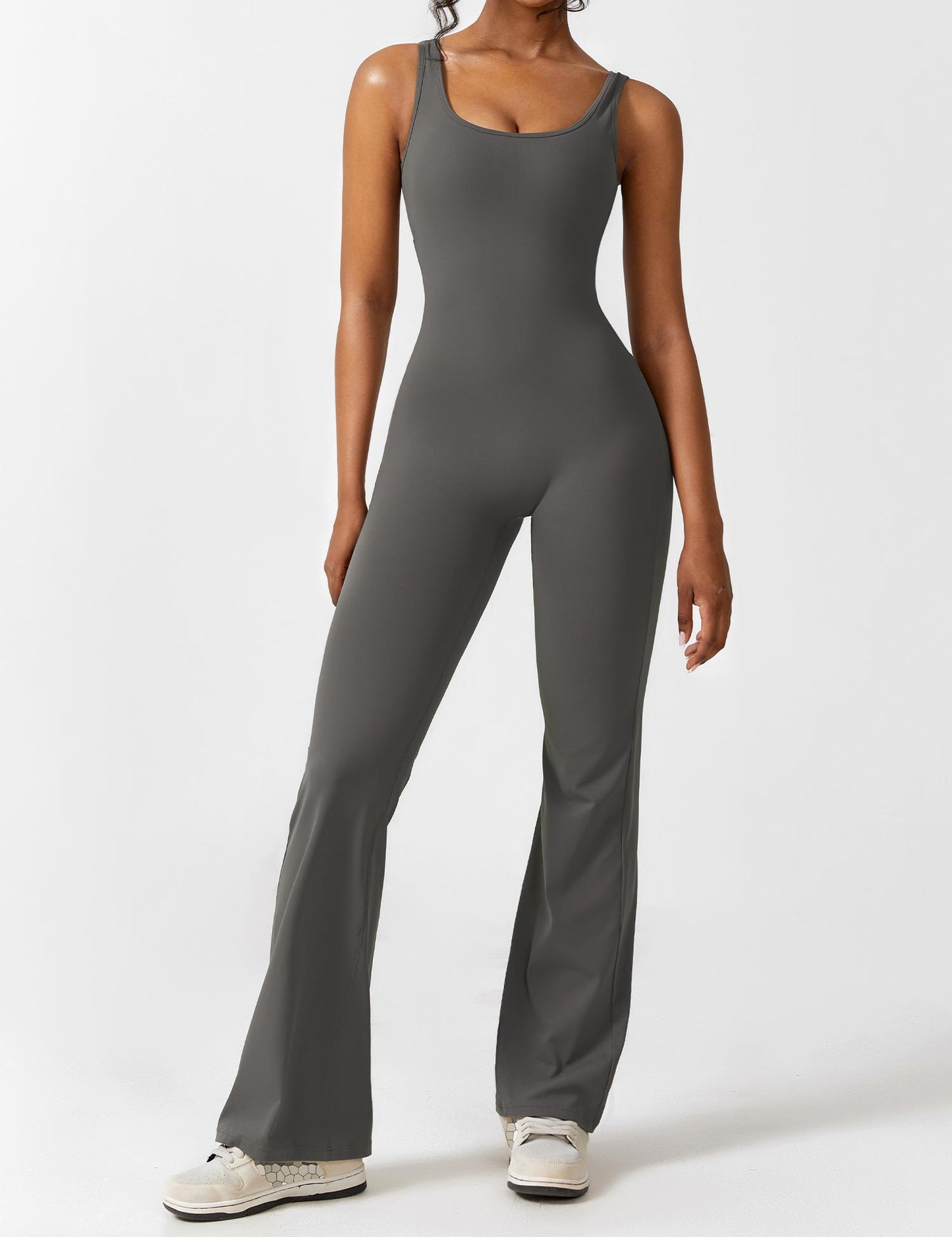 Rose Flare Jumpsuit