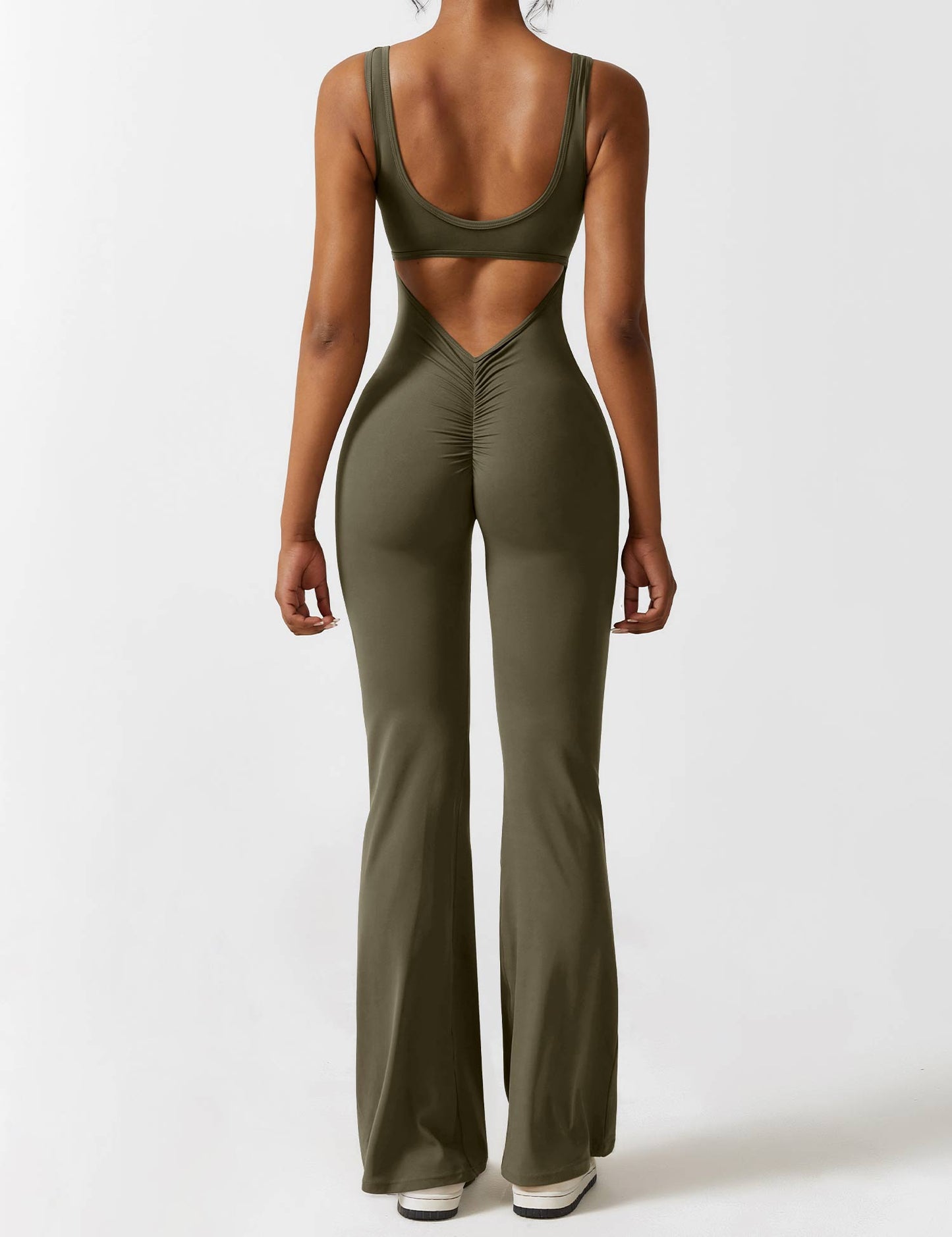 Rose Flare Jumpsuit