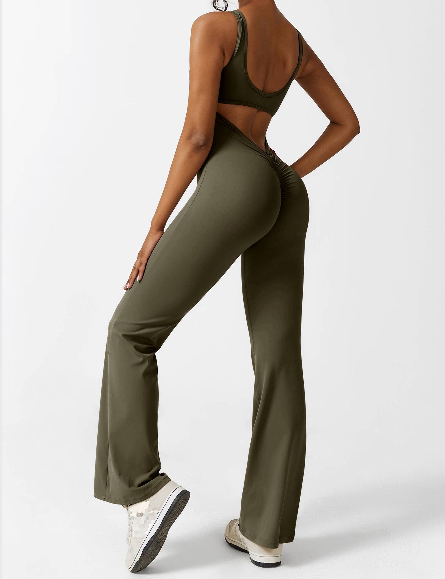 Rose Flare Jumpsuit