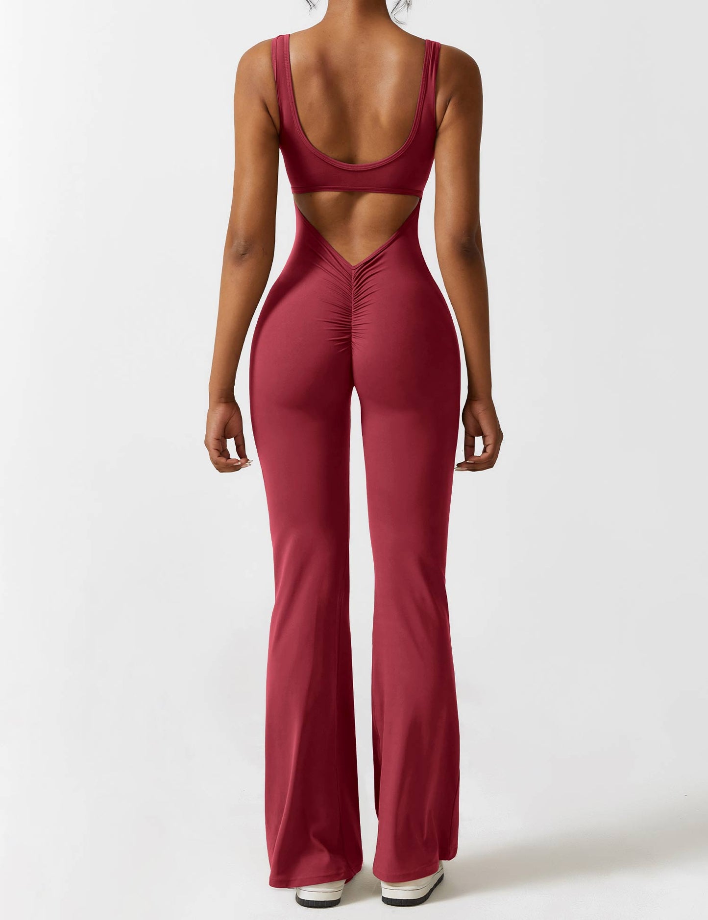 Rose Flare Jumpsuit