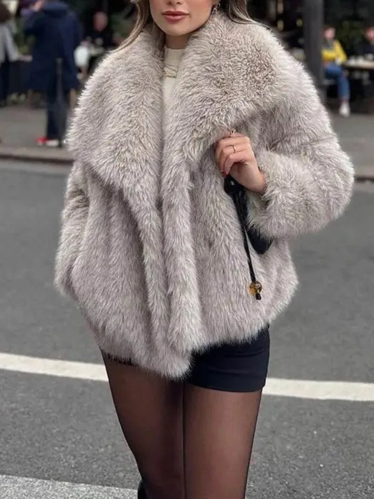 Rose Faux Bont Jas Dames – Chique Winterjas