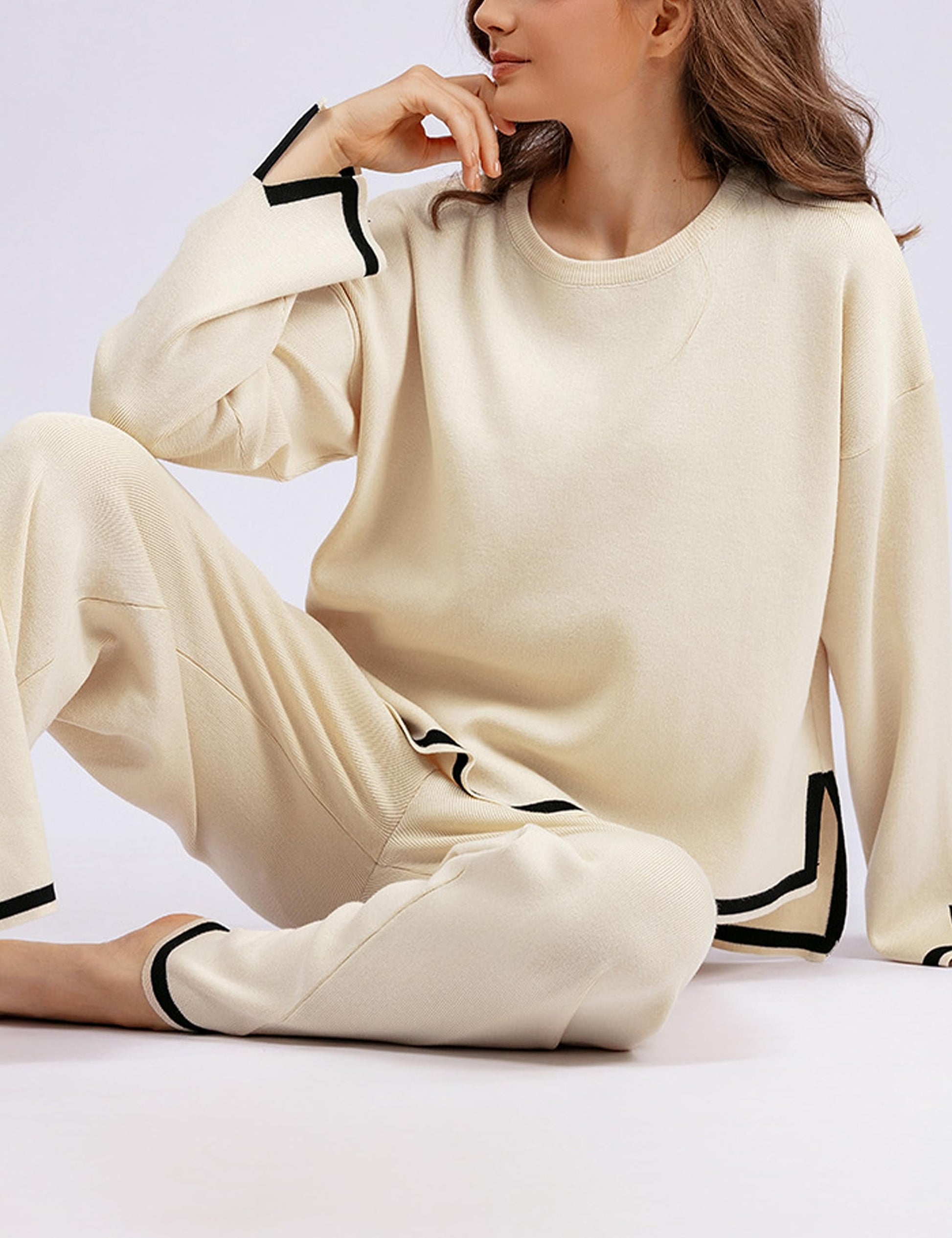 Rose Gebreide Set - Stijlvol & Warm