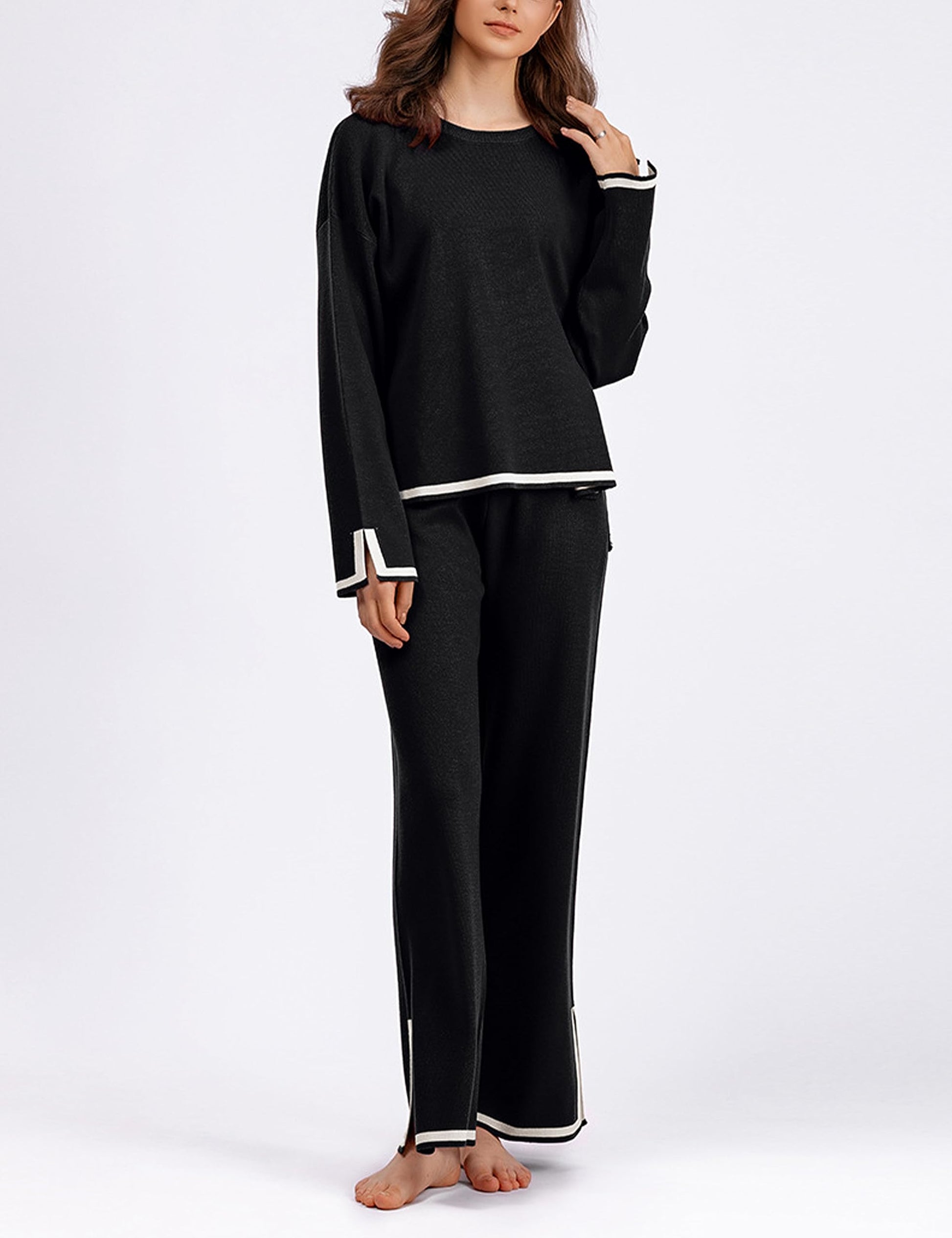 Rose Gebreide Set - Stijlvol & Warm