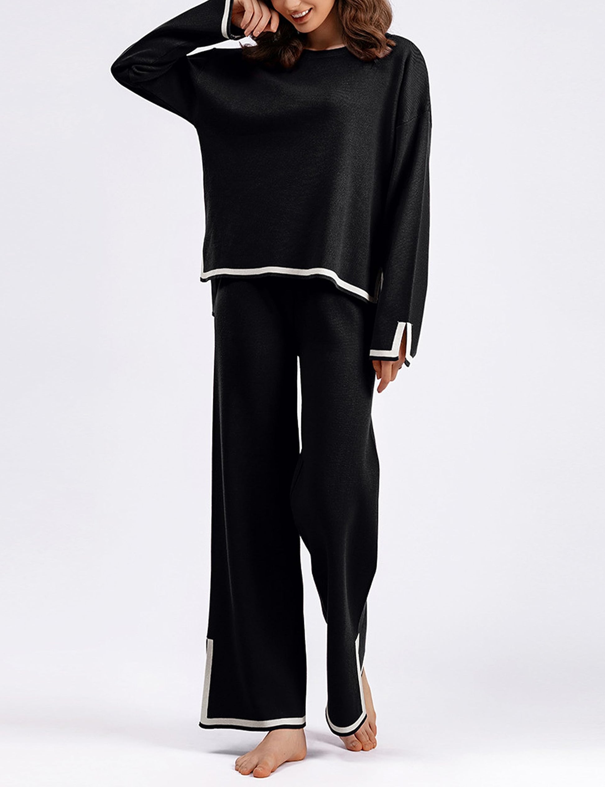 Rose Gebreide Set - Stijlvol & Warm