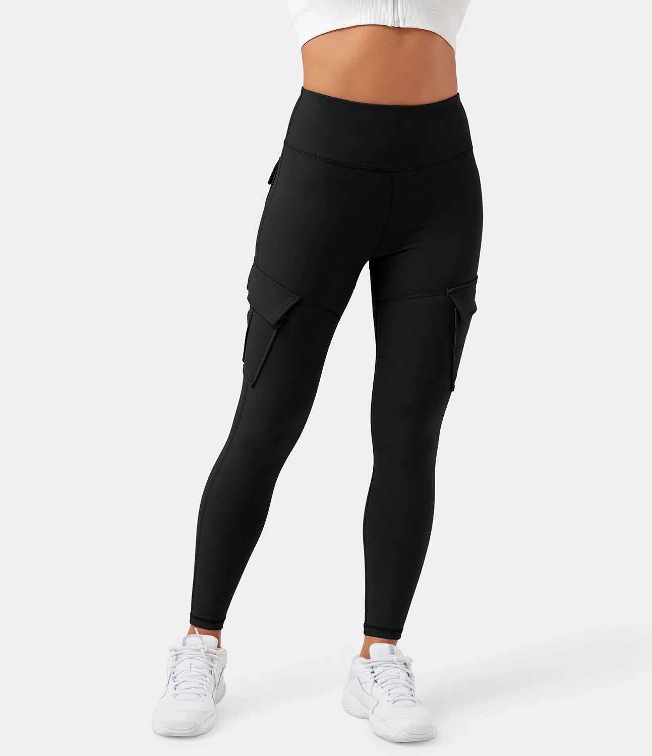 Rose Cargo Legging - Hoge Taille met Stretch