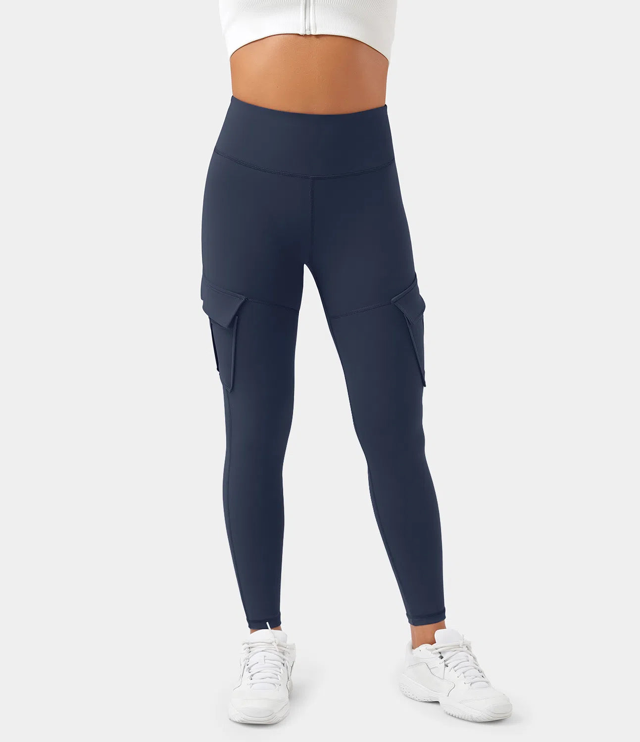 Rose Cargo Legging - Hoge Taille met Stretch