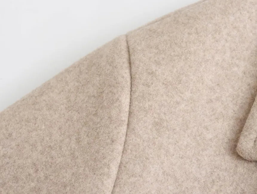 Rose Lange Jas van Wol