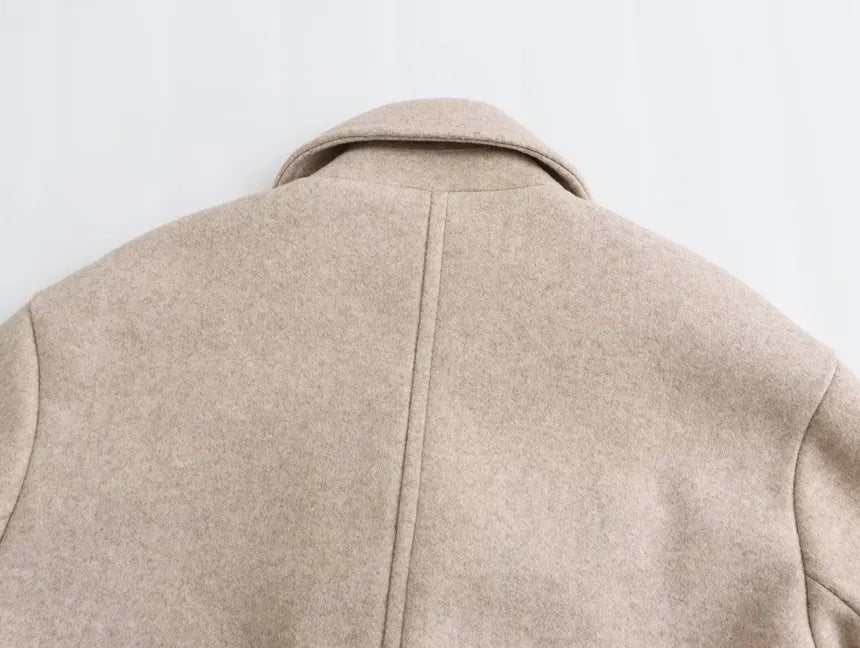 Rose Lange Jas van Wol