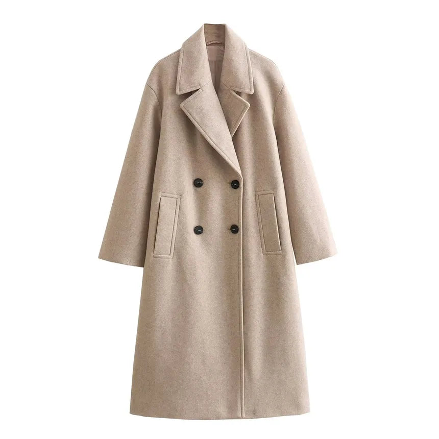 Rose Lange Jas van Wol