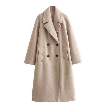 Rose Lange Jas van Wol