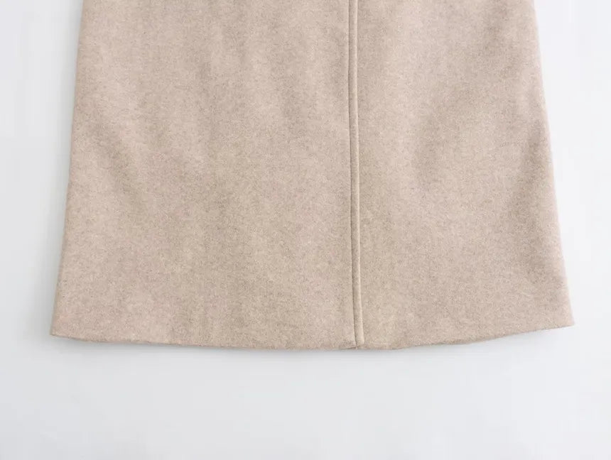 Rose Lange Jas van Wol