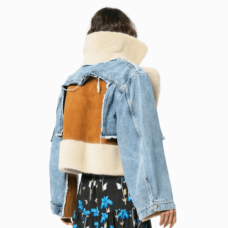 Rose Spijkerjas met Teddy Voering - Luxe Comfort