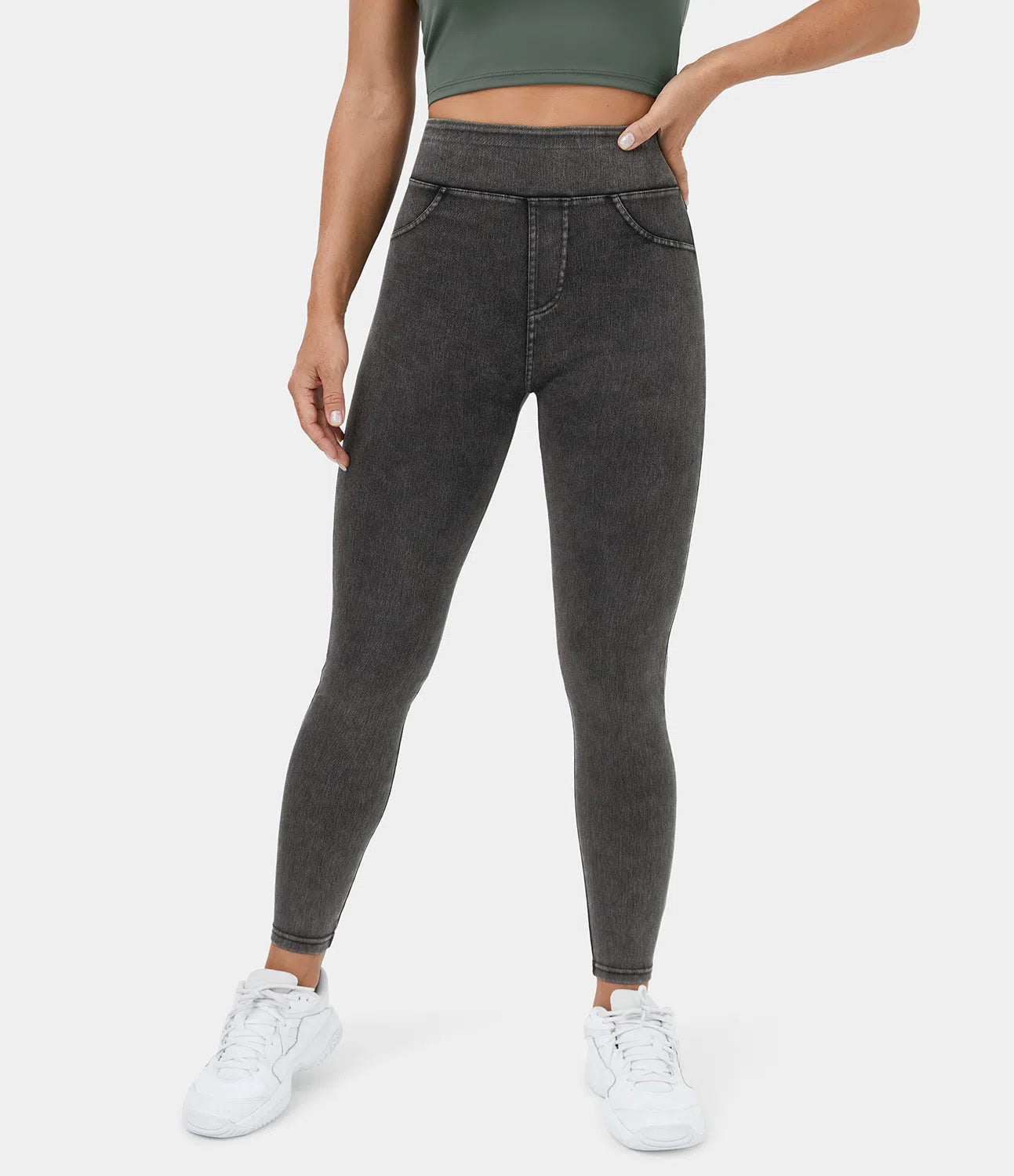 Rose Denim Stretch Legging - Comfort Fit