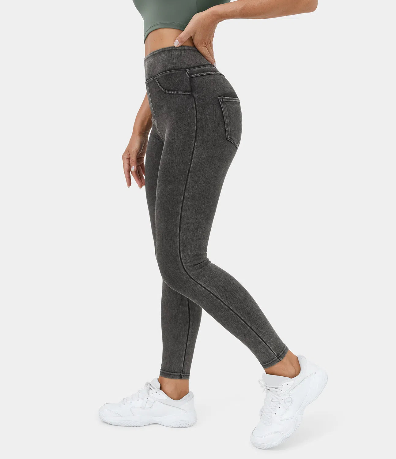 Rose Denim Stretch Legging - Comfort Fit
