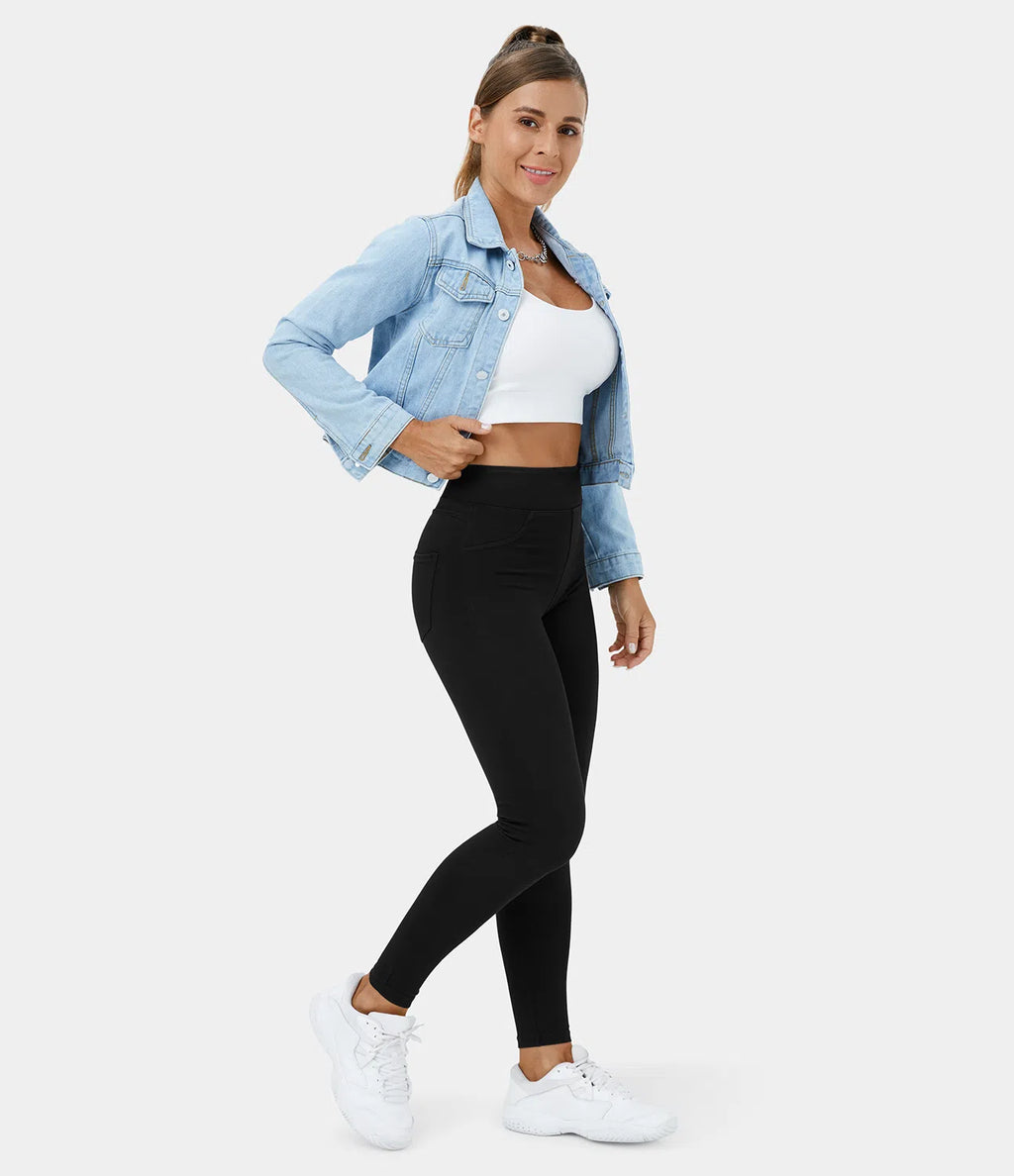 Rose Denim Stretch Legging - Comfort Fit