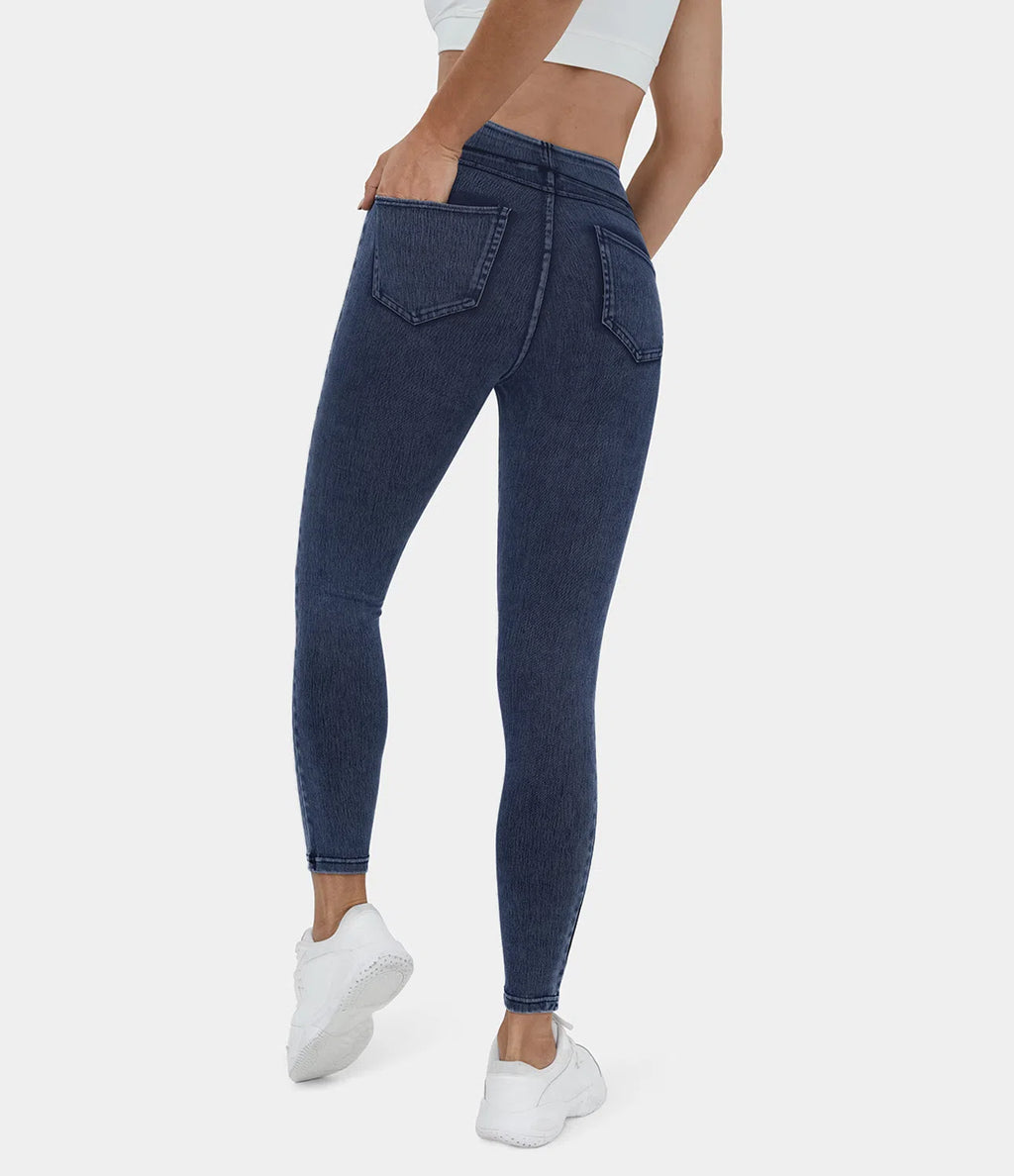 Rose Denim Stretch Legging - Comfort Fit