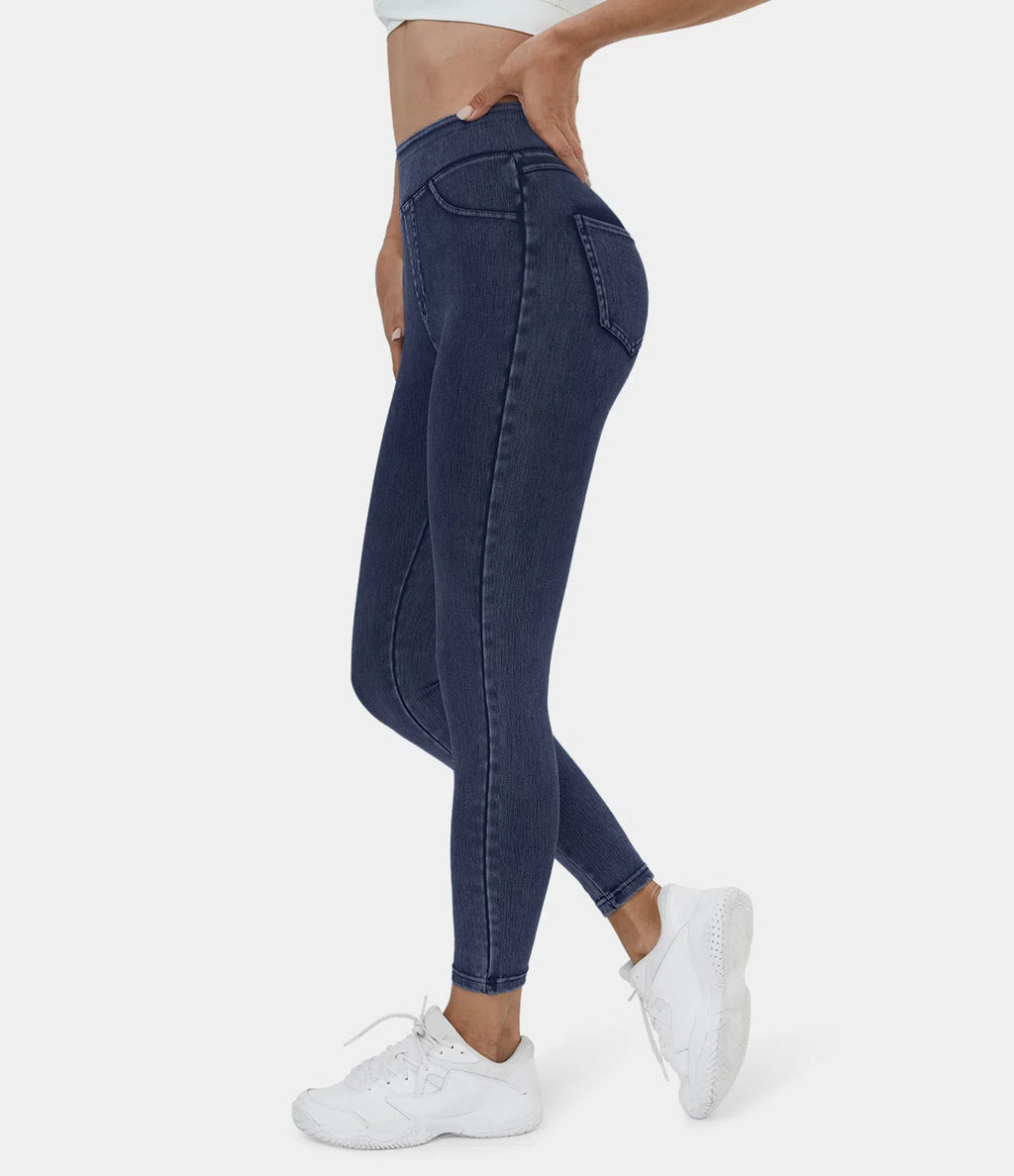 Rose Denim Stretch Legging - Comfort Fit