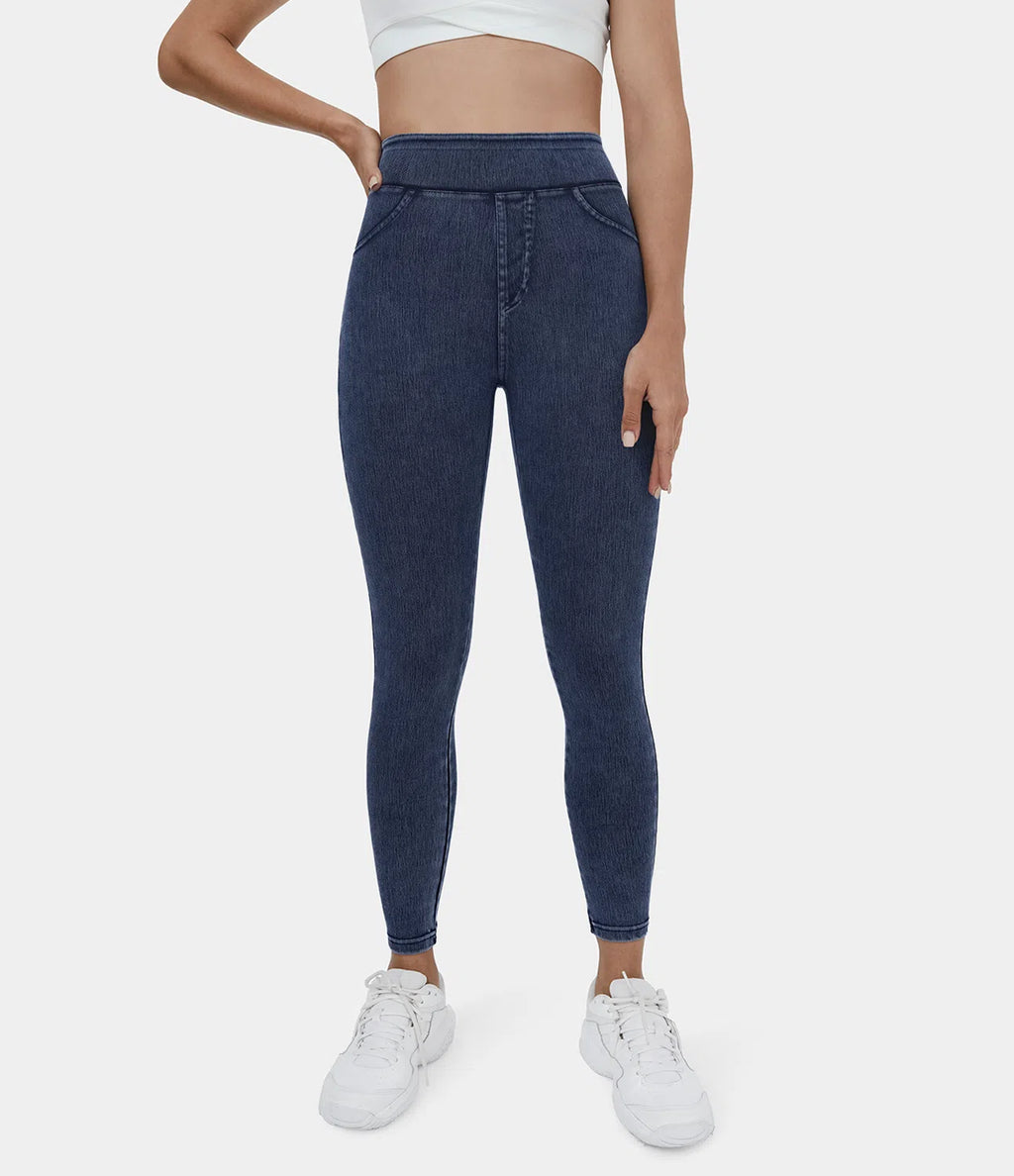 Rose Denim Stretch Legging - Comfort Fit