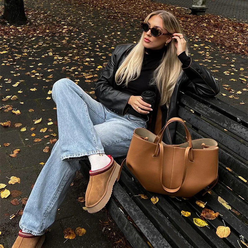 Emms Leder-Umhängetasche™