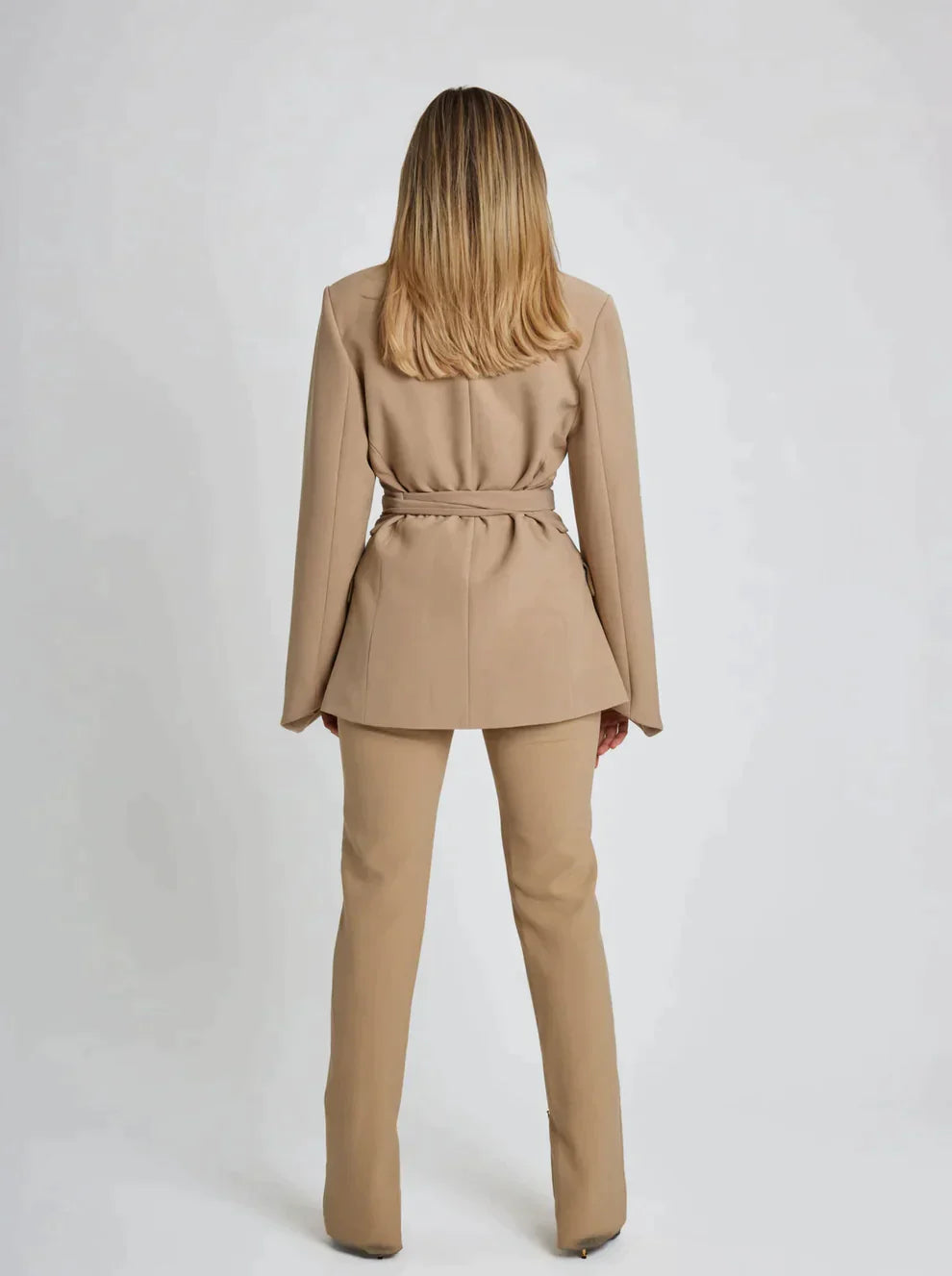 Dames Blazer met Strik - Elegant & Getailleerd