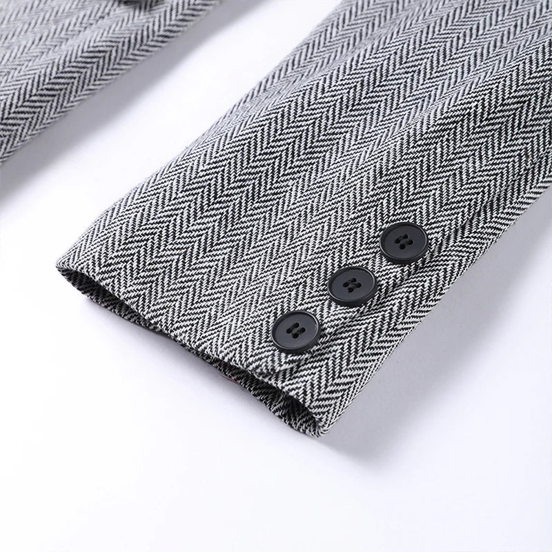 Rose 3-Delige set voor Dames - Blazer, Broek en Corset Top