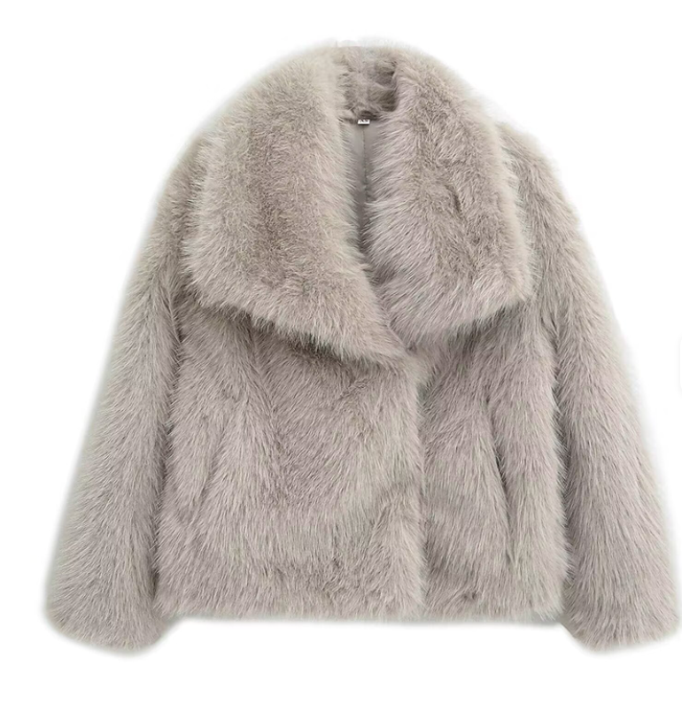 Rose Faux Bont Jas Dames – Chique Winterjas