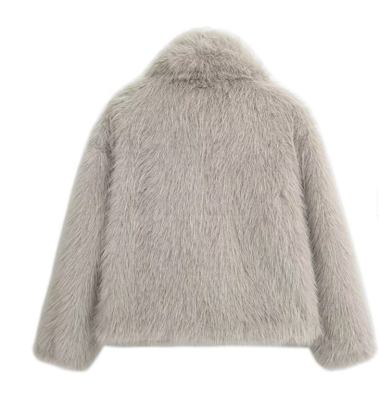 Rose Faux Bont Jas Dames – Chique Winterjas