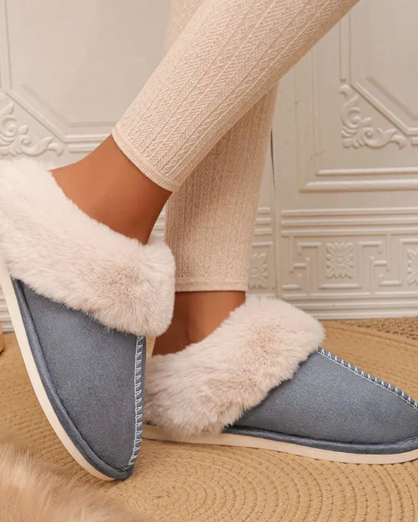 Rose Fluffy Pantoffel - Warme Winter Slippers Dames