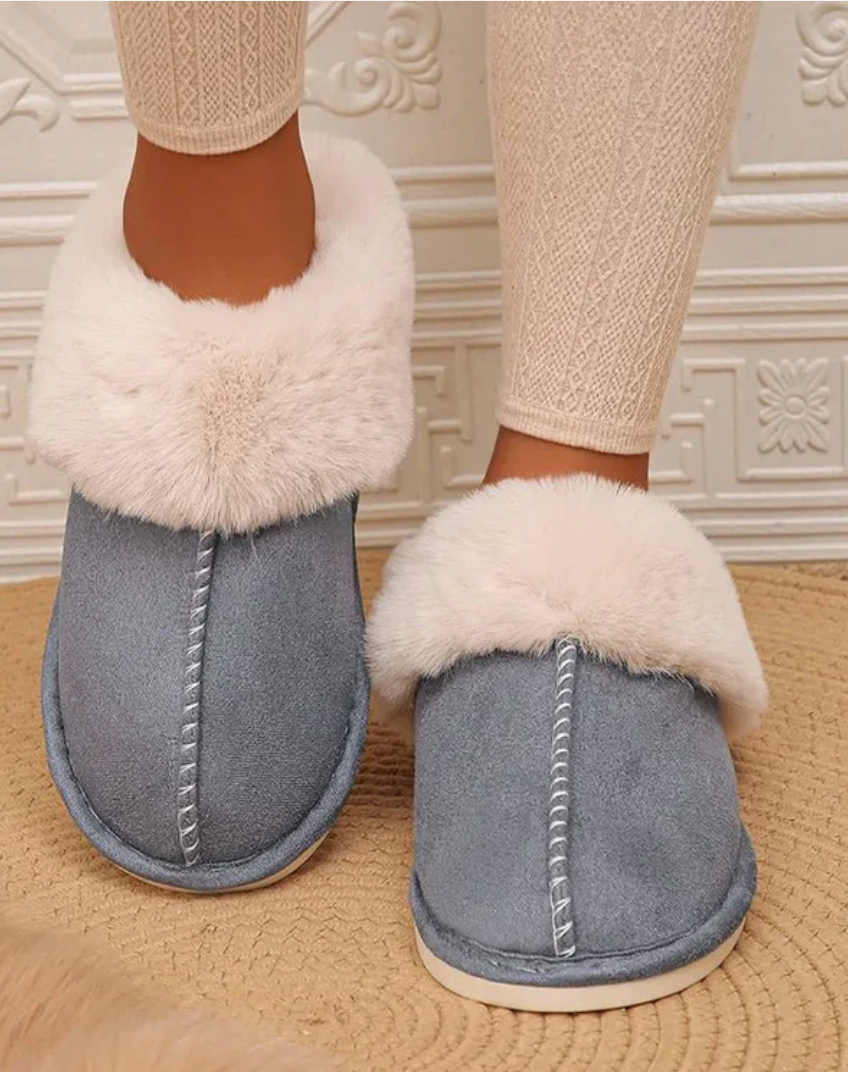 Rose Fluffy Pantoffel - Warme Winter Slippers Dames