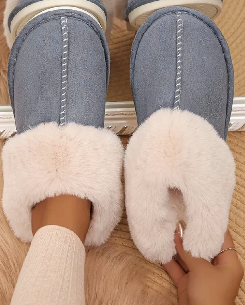Rose Fluffy Pantoffel - Warme Winter Slippers Dames