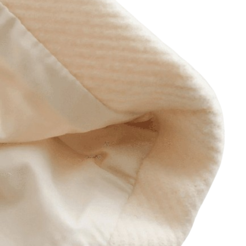 Rose Winterjas met knopen